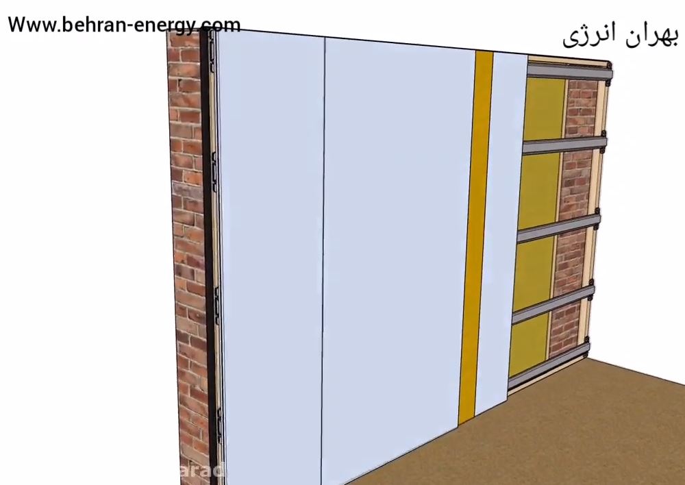 عایق صوتی دیوار مشترک