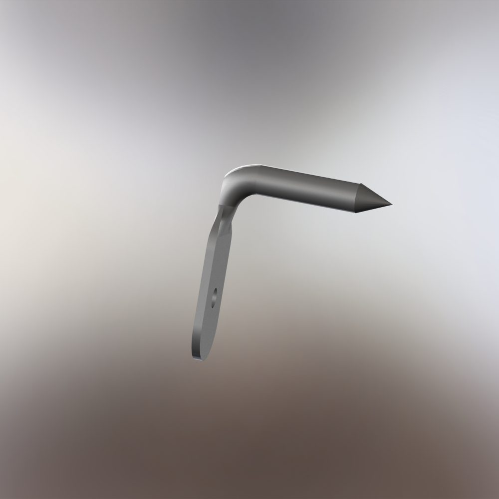 میخ معکوس سوراخ دار قطر 6mm طول 2.5 سانتیمتر
