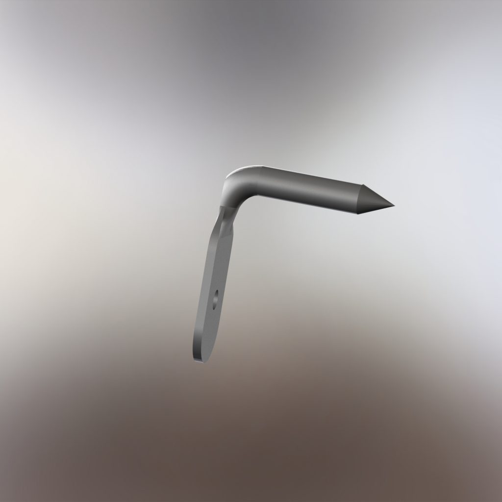 میخ معکوس سوراخ دار قطر 6mm طول 2.5 سانتیمتر