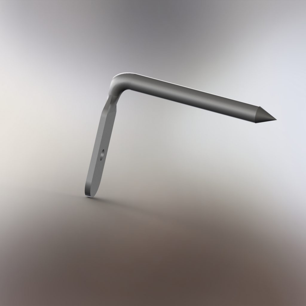 میخ معکوس سوراخ دار قطر 6mm طول 5 سانتیمتر