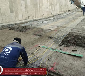 شروع به کار اجرای پروژه گرمایش الکتریکال کف رمپهای پایانه آزادی