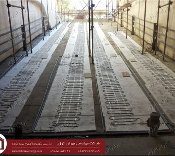 هیت تریس (گرمایش الکتریکال) پروژه باران دو مشهد - شرکت مهندسی بهران انرژی