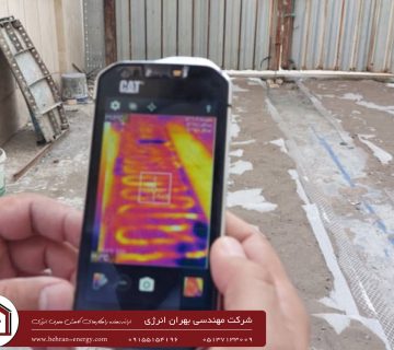 گرمایش از کف (هیت تریس) رمپ پروژه برج کوثر مشهد