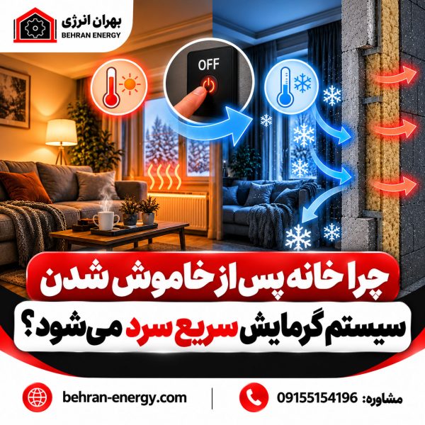 چرا خانه پس از خاموش شدن سیستم گرمایش سریع سرد می‌شود؟ بهران انرژی